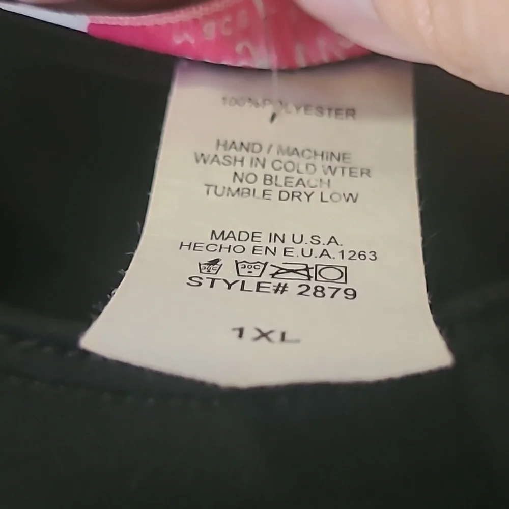 NWT Black Full Tank Top Size 1X - Picture 6 of 6